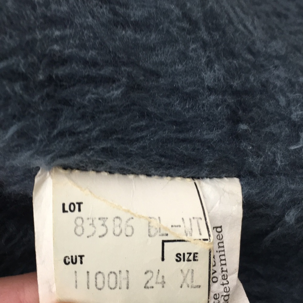 Vintage Outerwear From Sears Blue Plaid Heavy Coat - Picture 9 of 13
